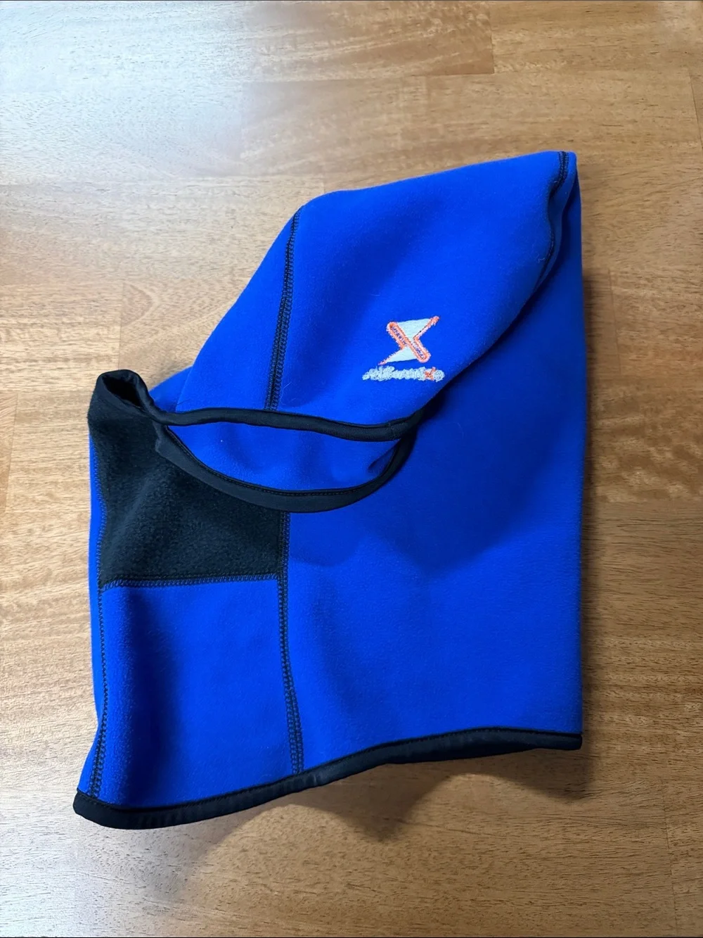 Extremities Black Fleece Balaclava with Orange Logo